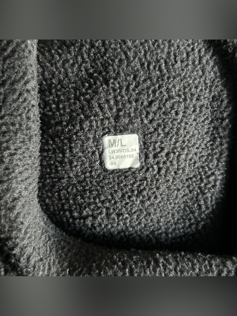 Lululemon Scuba Tumbled Fleece Funnel-Neck Half-Zip -- Black (Size Medium/Large) - Picture 3 of 6